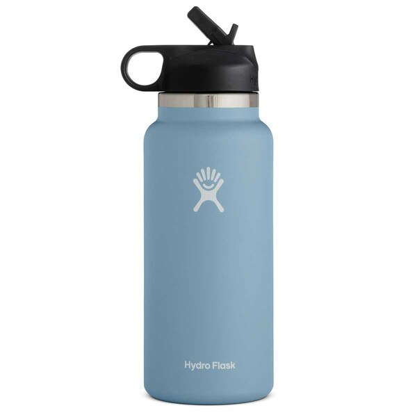 Hydro Flask Wide Mouth with Straw Lid 32oz in Rain